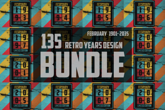 135 Retro Years - February 1901 - 2035