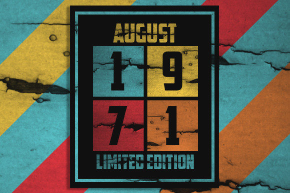 Retro August 1971 Limited Edition