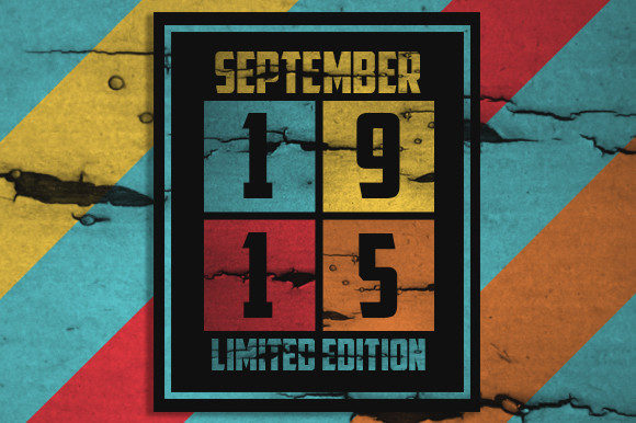 Retro September 1915 Limited Edition